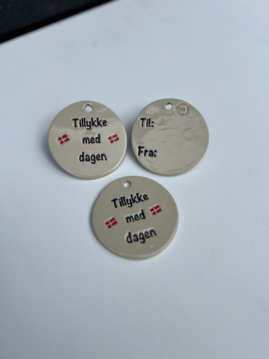 Til og fra kort i keramik
